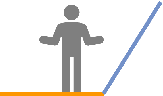 bonhomme devant une montagne