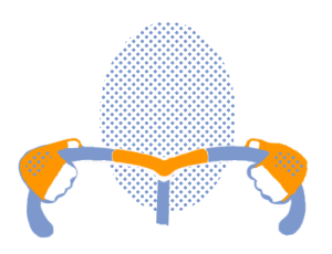 tête dans le guidon